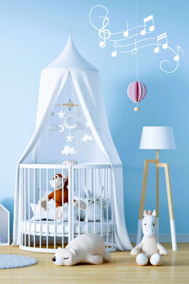 lullabies for babies, baby bedroom