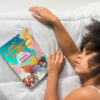 Wise Sleep Fairy and Her Adventures: Travel To Fairyland, a girl child sleeping with a book