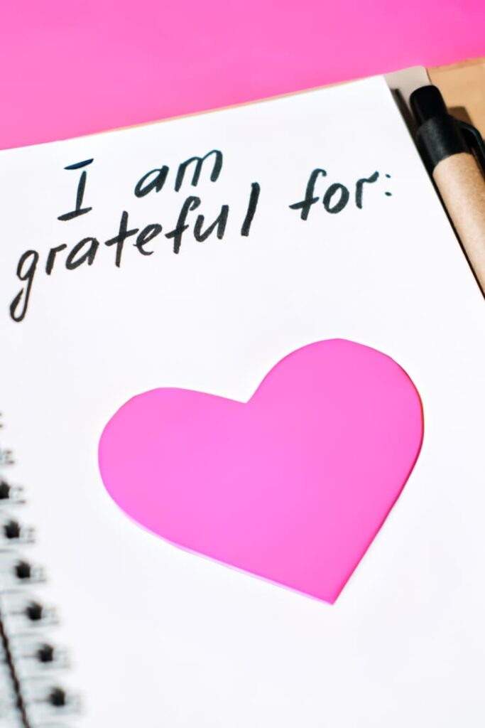 Mindfulness for Kids, gratitude journal