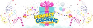 Perfect Coloring Book: 100 Easy-to-Color Drawings | Large and Fun Coloring Pages for Toddlers and Preschoolers, Ages 1-4